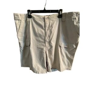 Wrangler Mens Hiker 44 Beige Denim Cotton Shorts